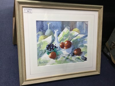 Lot 511 - A STILL LIFE BY JUNE BEVAN, ALONG WITH SIX OTHER PICTURES