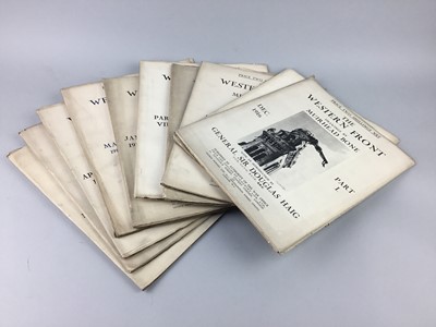 Lot 464 - TEN COPIES OF THE WESTERN FRONT ILLUSTRATED BY MUIRHEAD BONE