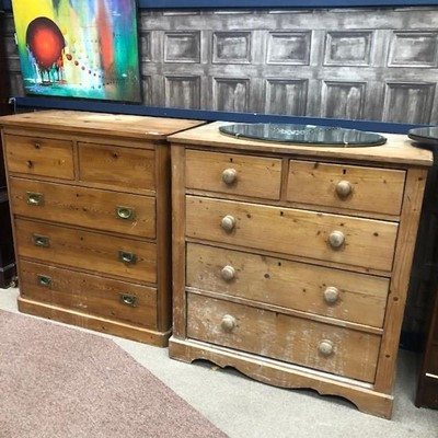 Lot 539 - A LOT OF TWO PINE CHESTS