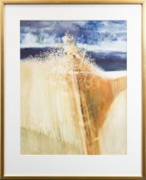 Lot 14A - * MOIRA FREWIN, THE FIELD watercolour on paper,...