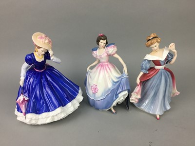 Lot 623 - A LOT OF NINE ROYAL DOULTON FIGURES