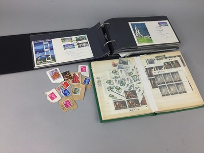 Lot 629 - A COLLECTION OF FIRST DAY COVERS AND STAMPS