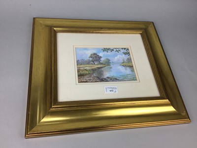 Lot 632 - A SET OF FOUR RURAL SCENE PAINTINGS