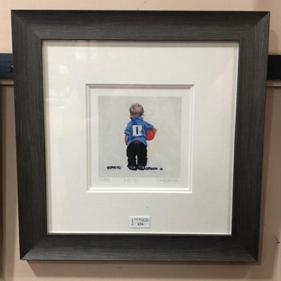 Lot 634 - A LIMITED EDITION COLOUR PRINT SIGNED BY LIN PATTULLO