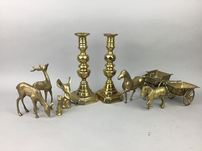 Lot 645 - A LOT OF BRASS WARE