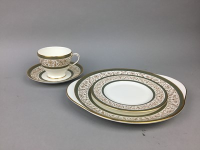 Lot 609 - A MINTON 'ARAGON' PART TEA SERVICE AND ANOTHER