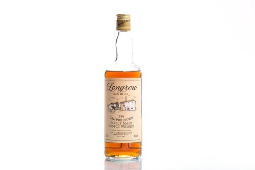 Lot 529 - LONGROW 1974 16 YEARS OLD Single Malt Scotch...