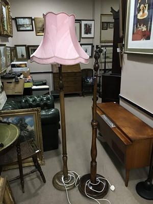 Lot 655 - A LOT OF TWO STANDARD LAMPS