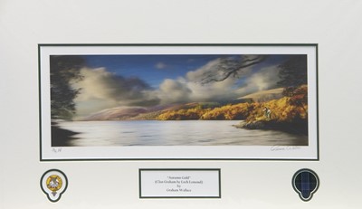 Lot 133 - AUTUMN GOLD, A PRINT BY GRAHAM WALLACE AND NINE OTHERS