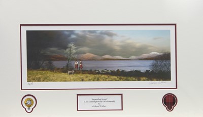 Lot 131 - LAST NIGHT, A PRINT BY GRAEME WALLACE AND EIGHT OTHERS