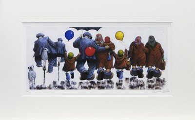 Lot 119 - MUMS, DADS, AUNTIES AND UNCLES, A PRINT BY ALEXANDER MILLAR