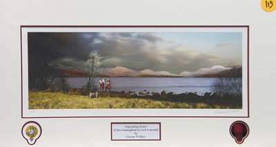Lot 137 - IMPENDING STORM, A PRINT BY GRAEME WALLACE AND NINE OTHERS