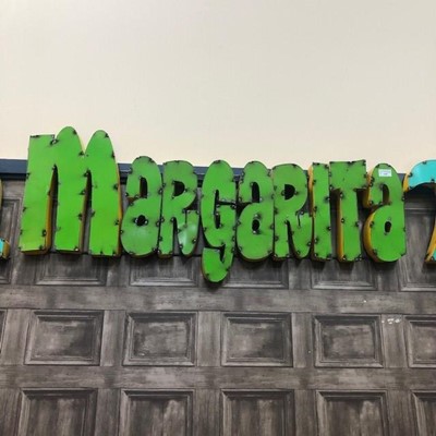 Lot 690 - MARGARITA - A MEXICAN INDUSTRIAL ART PUB SIGN