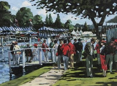 Lot 11 - ENGLISH ELEGANCE, A HAND EMBELLISHED CANVAS BY SHERREE VALENTINE DAINES