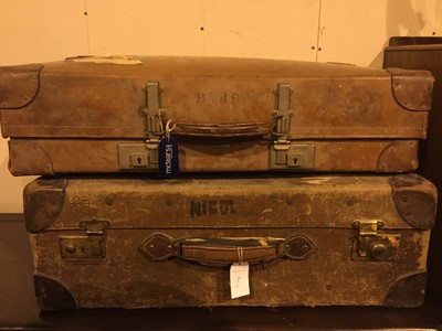 Lot 742 - A LOT OF TWO VINTAGE SUITCASES