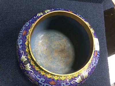 Lot 749 - AN EARLY 20TH CENTURY CHINESE CLOISONNE BOWL
