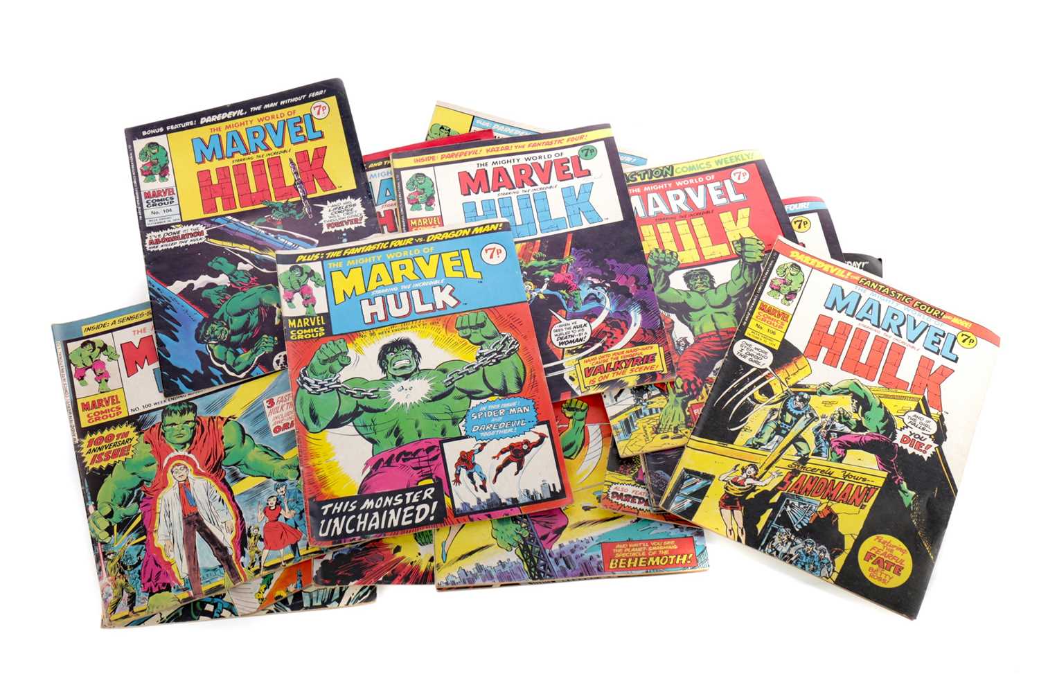 Lot 1661 - A COLLECTION OF MARVEL THE INCREDIBLE HULK COMIC BOOKS
