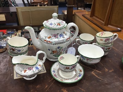 Lot 234A - A COPELAND SPODE CHINESE ROSE PATTERN COFFEE SET