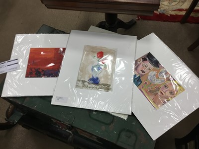 Lot 707 - A COLLECTION OF PAINTED, PRINTED AND MIXED MEDIA ARTWORKS