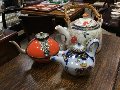 Lot 783 - A LOT OF CHINESE AND OTHER TEA POTS