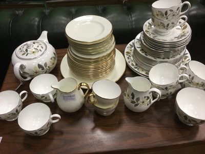 Lot 856 - A WEDGWOOD PART DINNER SERVICE AND ANOTHER