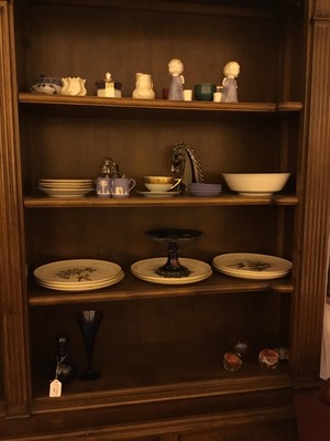 Lot 869 - A COPELAND SPODE 'CHINESE ROSE' PATTERN HORS D'OEUVRE DISH AND OTHER ITEMS