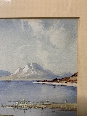 Lot 73 - LOCH TORNISH, A WATERCOLOUR BY TOM CAMPBELL