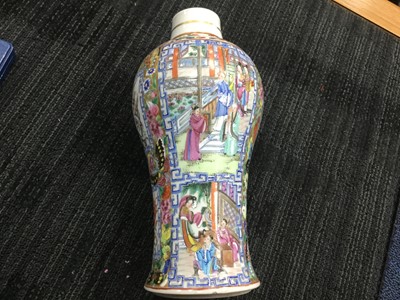 Lot 760 - A LOT OF CHINESE FAMILLE ROSE VASES