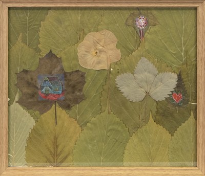 Lot 216 - LEAVES FROM REDPATH, A COLLAGE BY SYLVIA VON HARTMANN