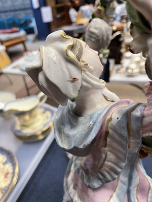 Lot 1087 - A PAIR OF 19TH CENTURY CONTINENTAL FIGURES