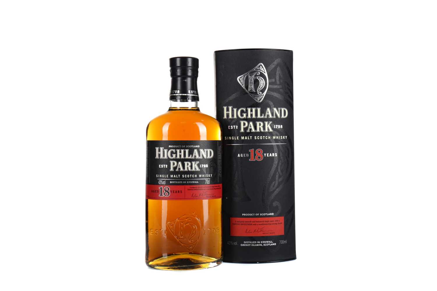 Lot 33 - HIGHLAND PARK AGED 18 YEARS
