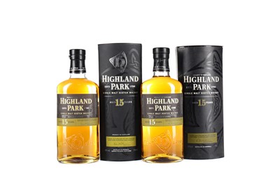 Lot 47 - TWO BOTTLES OF HIGHLAND PARK AGED 15 YEARS