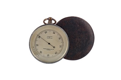 Lot 1708 - AN EARLY 20TH CENTURY TRAVEL BAROMETER