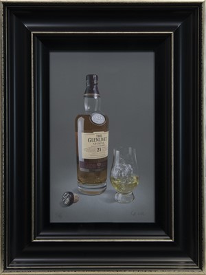 Lot 98 - 21 YEAR GLENLIVET, A GICLEE PRINT BY COLIN WILSON