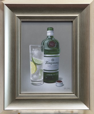 Lot 132 - TANTALISING TANQUERAY GIN, A GICLEE PRINT BY COLIN WILSON