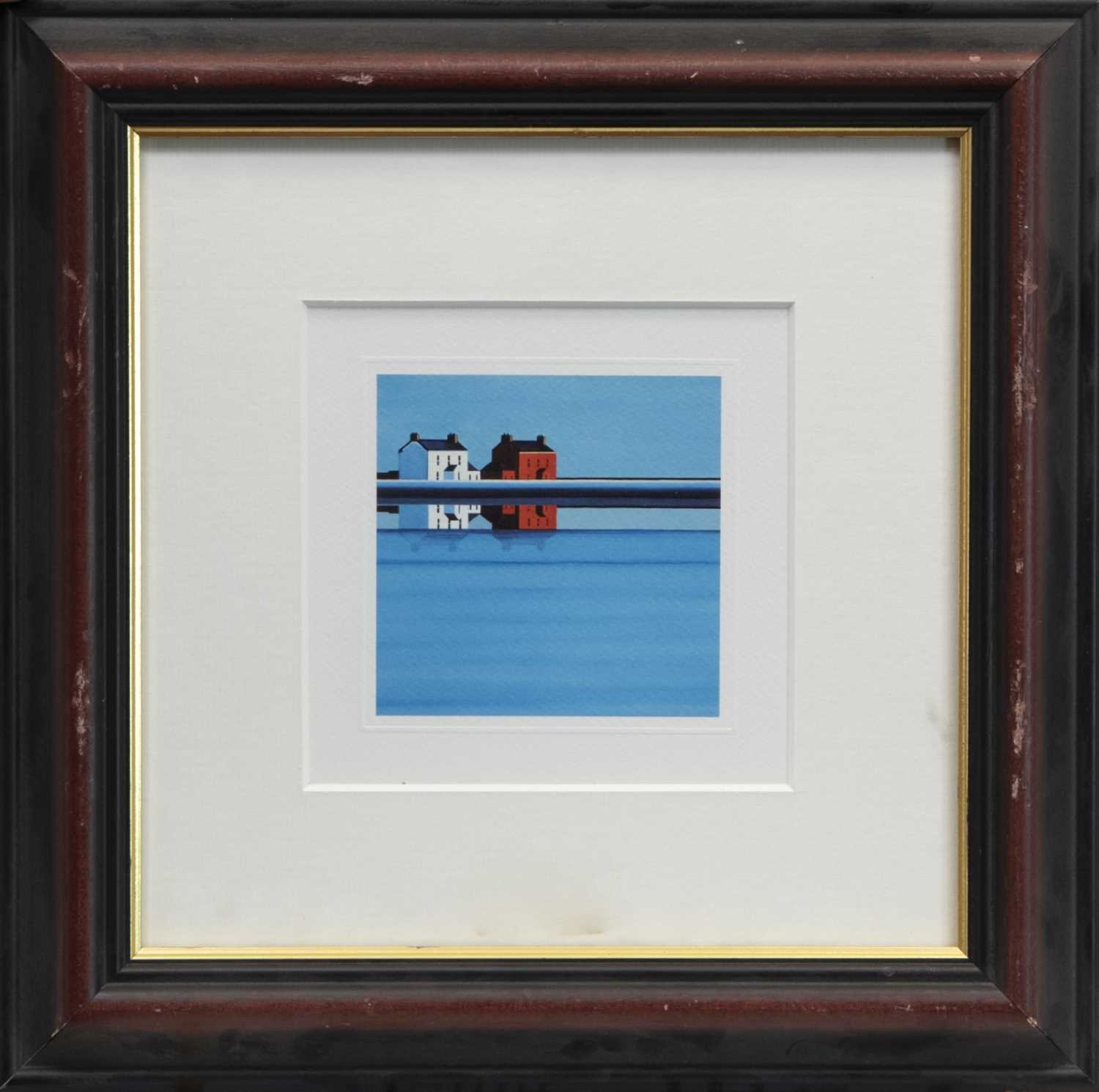 Lot 135 - NEARING ISOLATION, A FRAMED PRINT