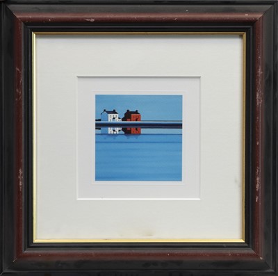 Lot 135 - NEARING ISOLATION, A FRAMED PRINT