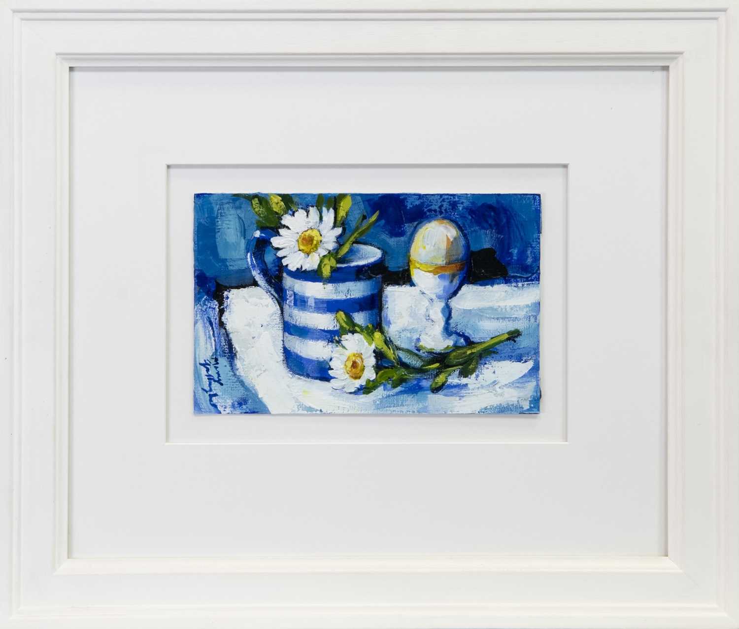 Lot 212 - STILL LIFE, AN ACRYLIC BY MARY GALLAGHER