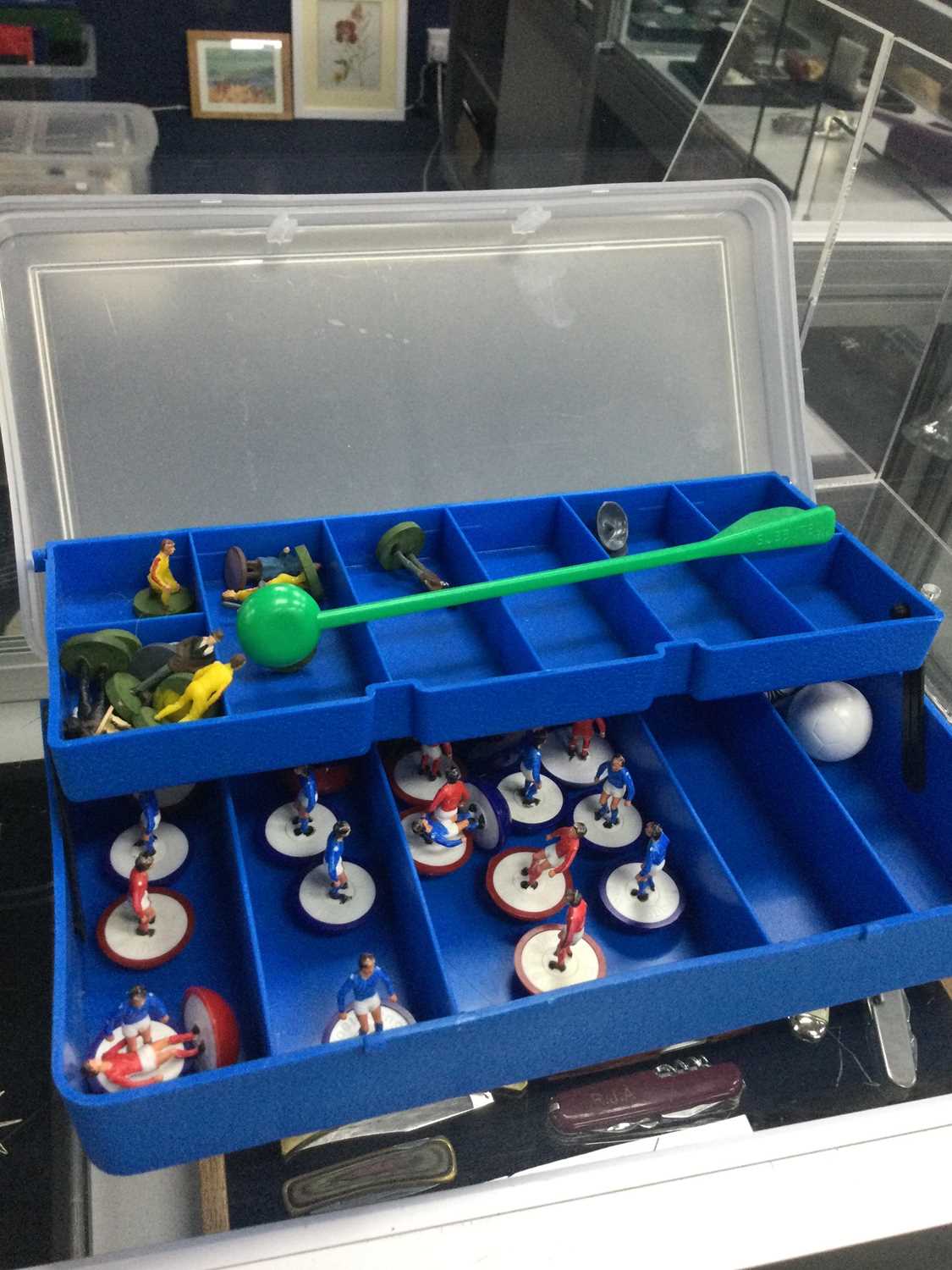 Lot 126 - A LOT OF SUBBUTEO FIGURES ALONG WITH OTHER VINTAGE TOYS