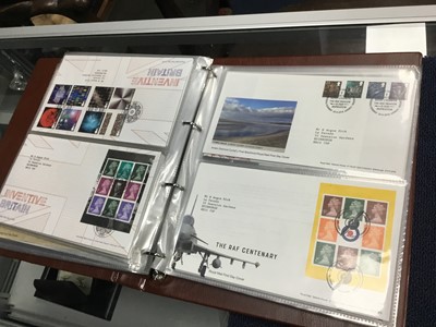 Lot 13 - A LOT OF NINE ALBUMS OF FIRST DAY COVERS