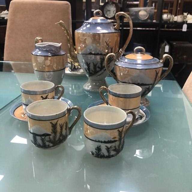 Lot 56 - A JAPANESE PART COFFEE SERVICE