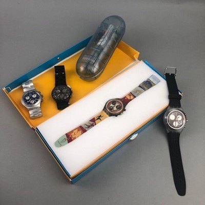 Lot 8 - A LOT OF FOUR OLYMPIC SWATCH WATCHES