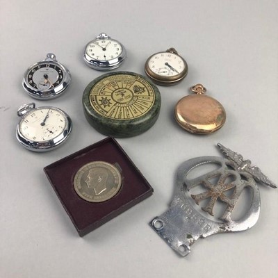 Lot 9 - A LOT OF FIVE POCKET WATCHES