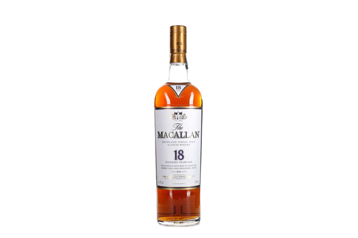 Lot 138 - MACALLAN 18 YEARS OLD 2016 RELEASE
