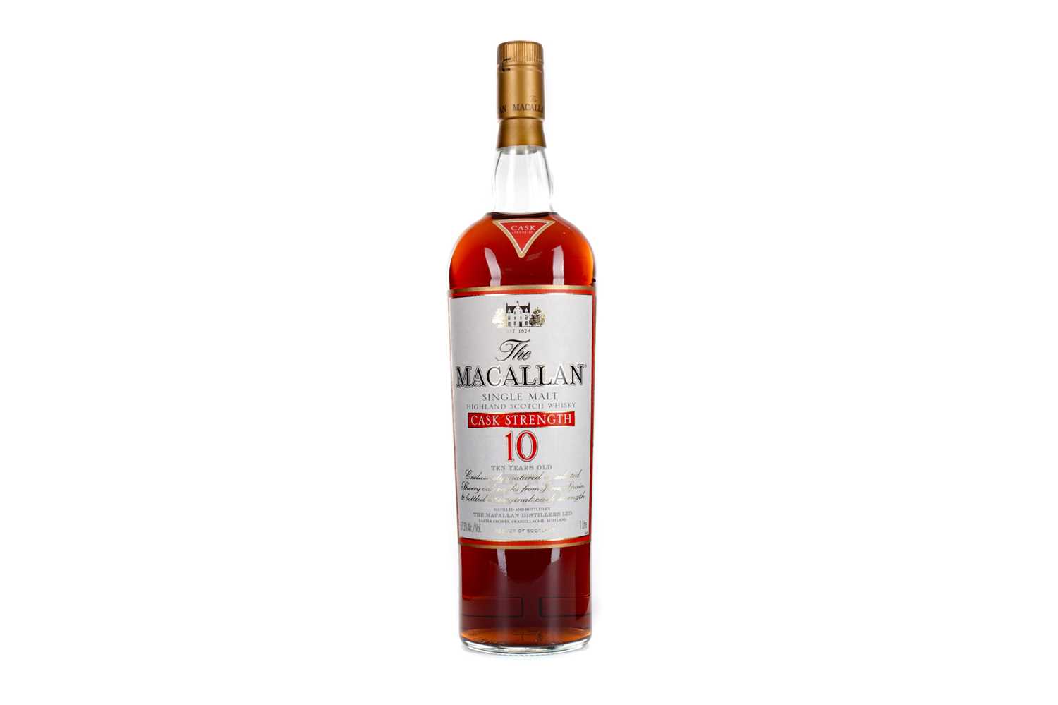 Lot 141 - MACALLAN CASK STRENGTH 10 YEARS OLD - ONE LITRE
