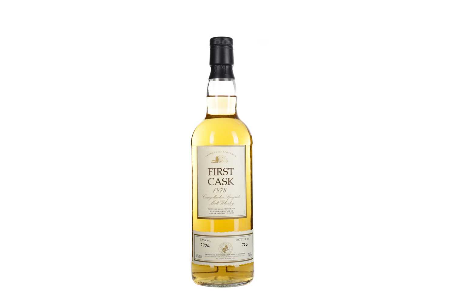 Lot 71 - CRAIGELLACHIE 1978 FIRST CASK AGED 16 YEARS