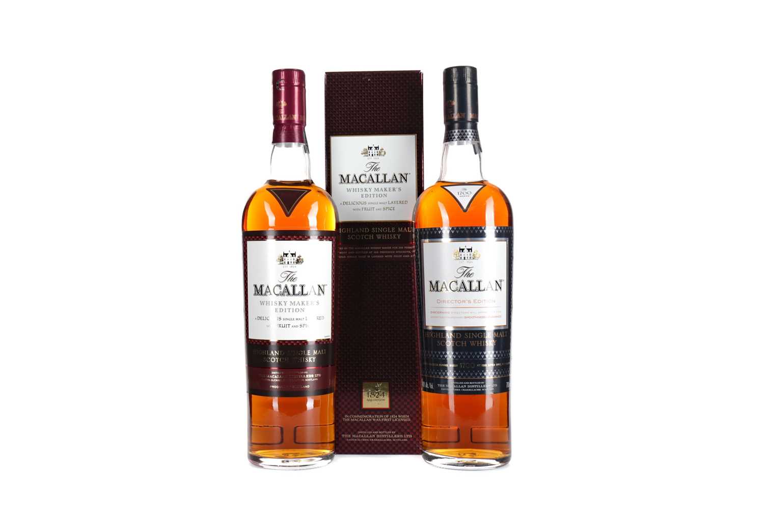 Lot 199 - MACALLAN DIRECTOR'S EDITION AND MACALLAN WHISKY MAKER'S EDITION