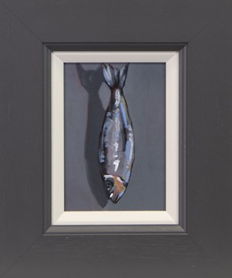 Lot 246 - FISH SUPPER, AN OIL BY NATASHA ARNOLD