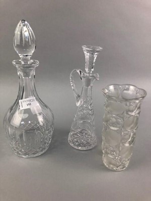 Lot 155 - A PAIR OF BRANDY GLASSES AND OTHER GLASSWARE