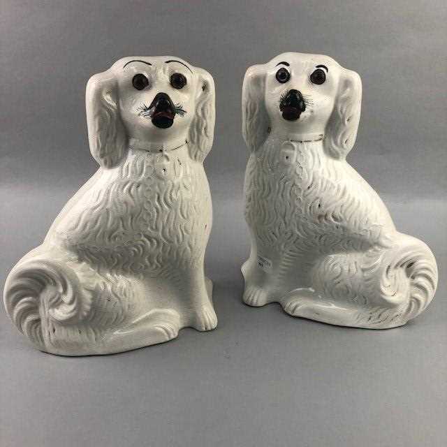 Lot 261 - A PAIR OF 20TH CENTURY WALLY DOGS